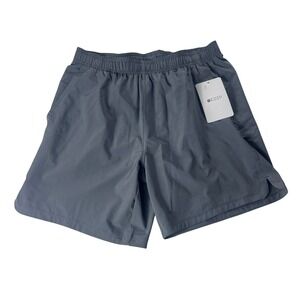 EQIP Mens Quick-Dry Athletic Performance Shorts Gray Size Medium NWT